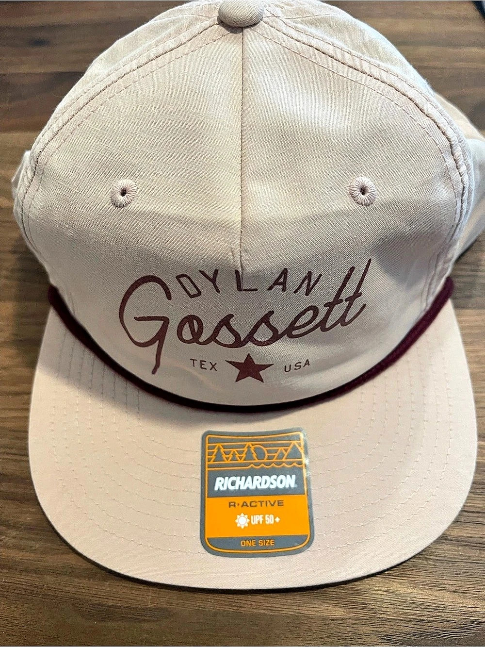 Richardson Dylan Gossett Westward Script Logo Hat Pink & Maroon
